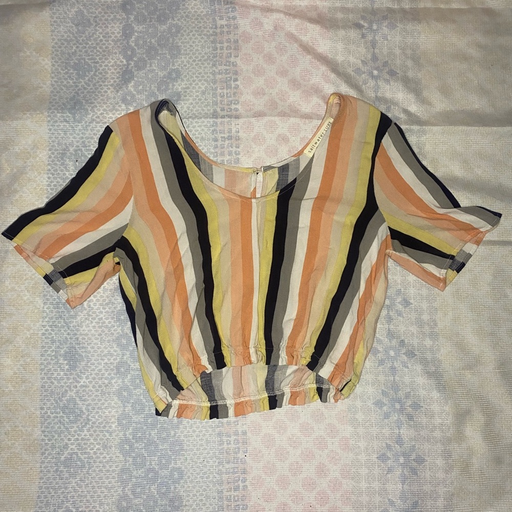 Saltwater Luxe Striped Top